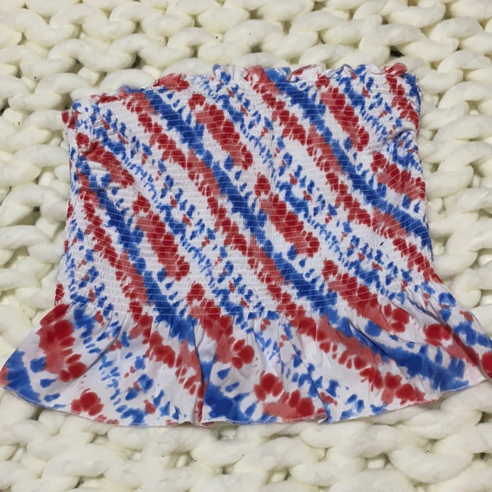 Red white and blue tube top!